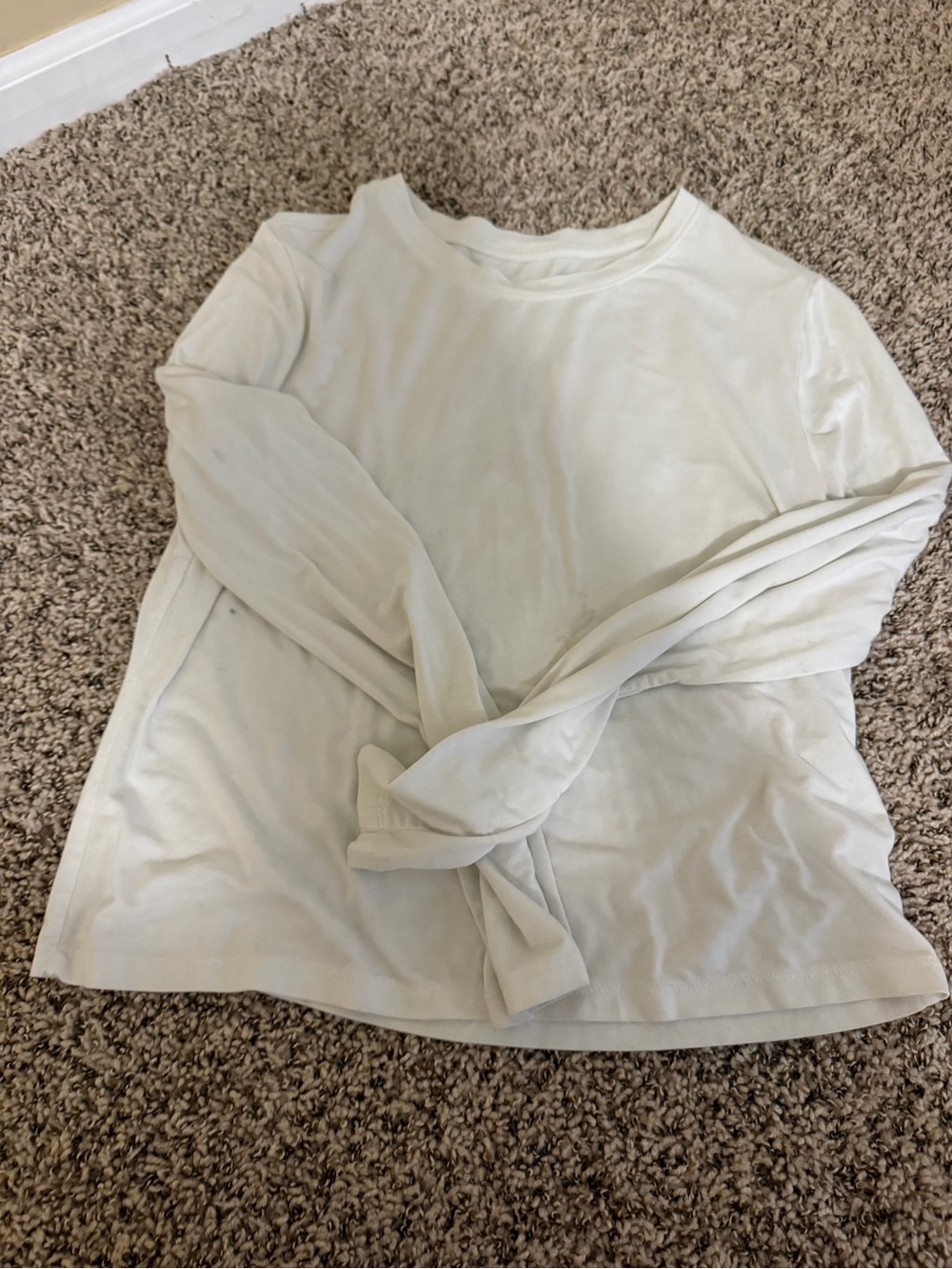 wild fable Long Sleeve Crewneck Top - Cream